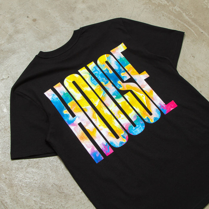 Flow Higher House Back Print - Tshirt - Black
