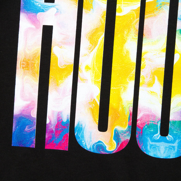 Flow Higher House Front Print - Tshirt - Black
