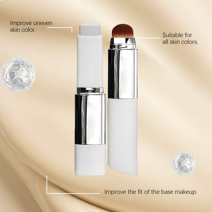 Foundation stick application – smooth T-zone and cheeks