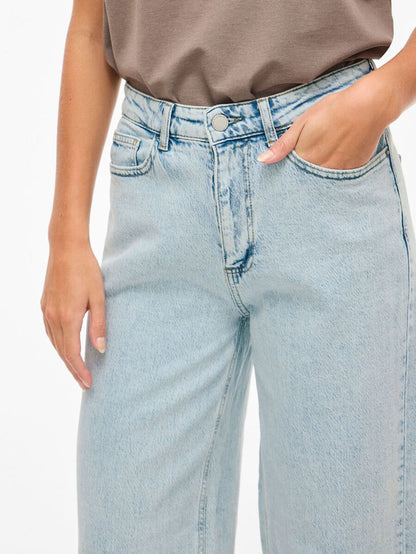 Freya Wide Leg Jeans Regular (Light Blue Denim)
