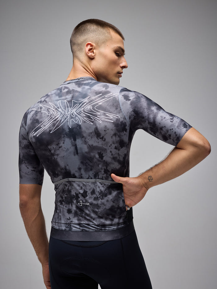 G90 LIGHT SS UNISEX BOTANIC JERSEY - BLACK