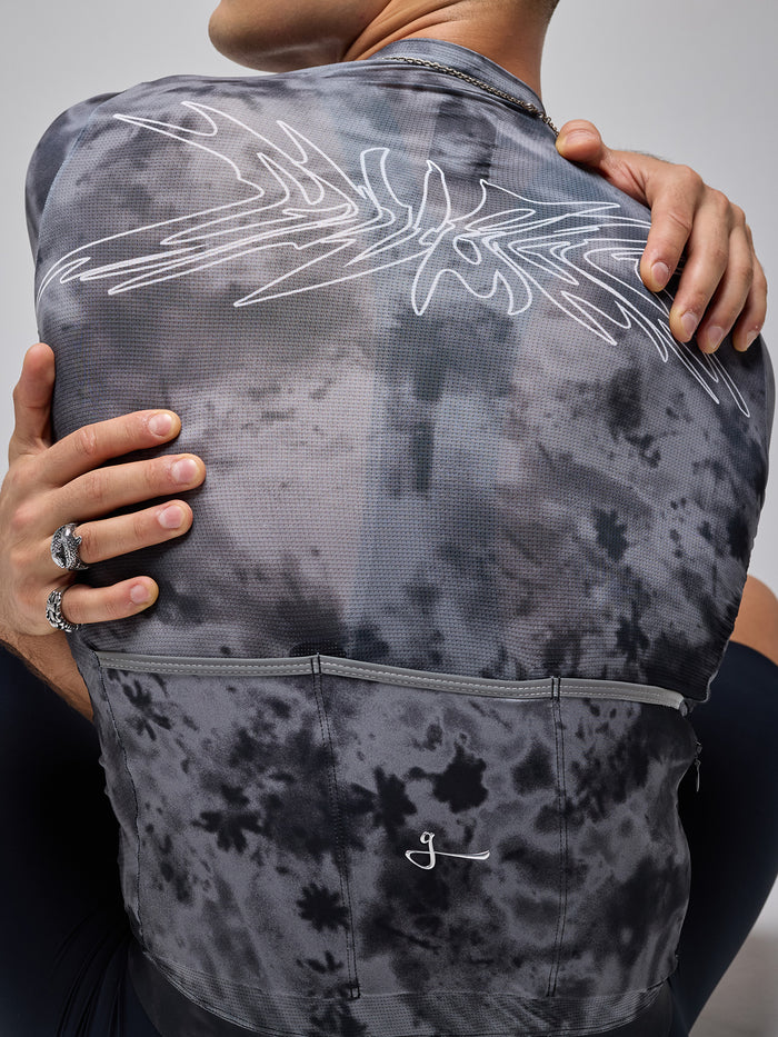 G90 LIGHT SS UNISEX BOTANIC JERSEY - BLACK