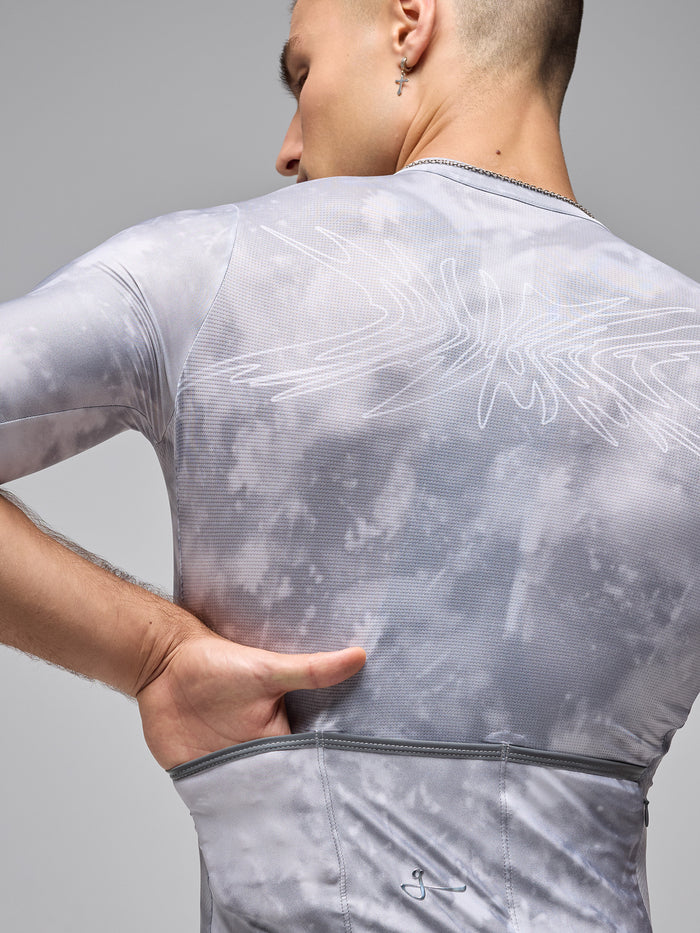 G90 LIGHT SS UNISEX BOTANIC JERSEY - ICE