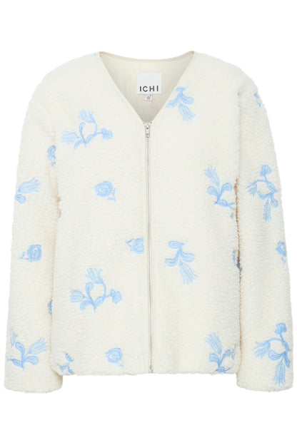 Gail Teddy Zipped Jacket (Almond Milk)