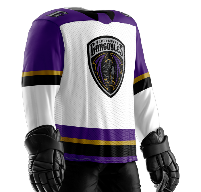 Gargoyles Official Youth White Replica Jersey