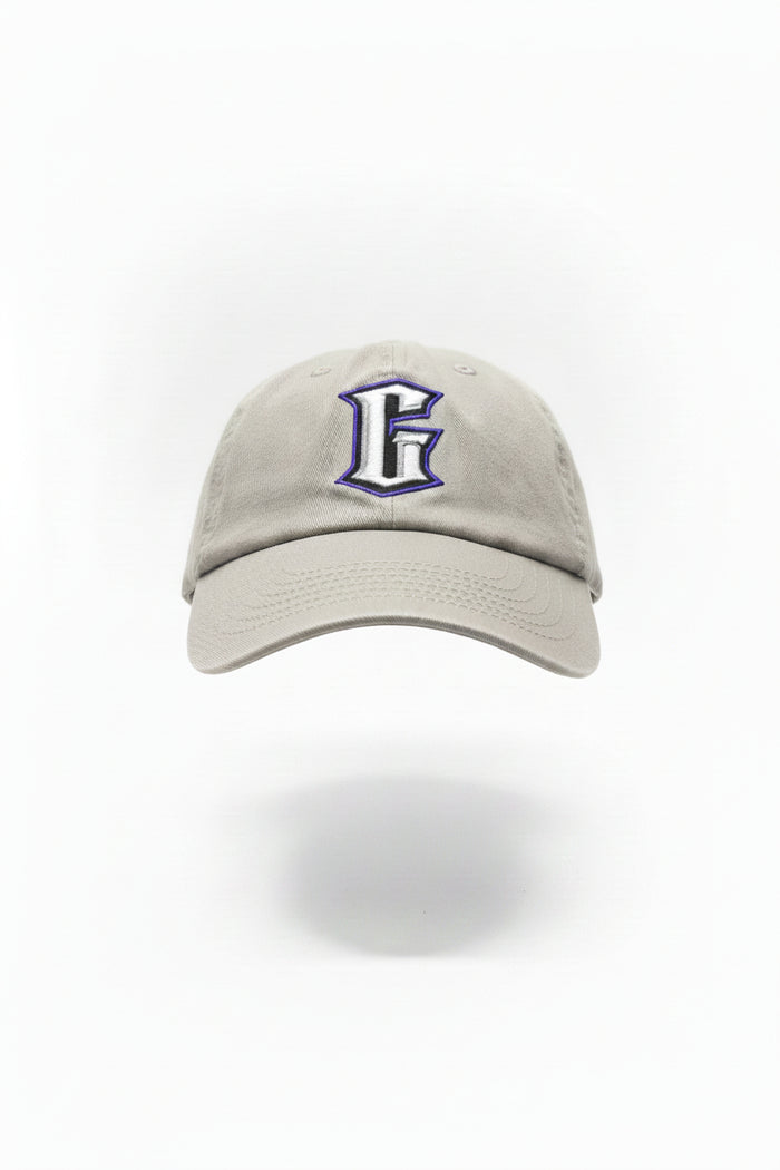 Gargoyles Relaxed Gray G/Wordmark Logo Hat