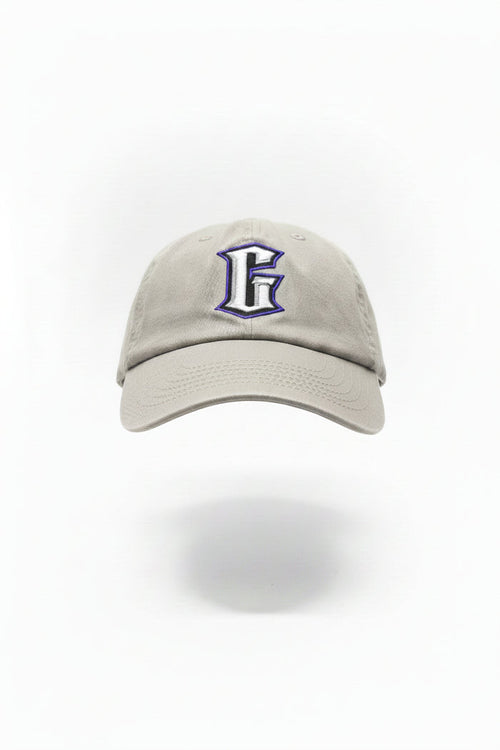 Gargoyles Relaxed Gray G/Wordmark Logo Hat