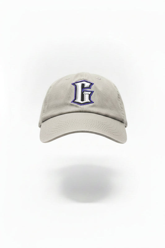 Gargoyles Relaxed Gray G/Wordmark Logo Hat