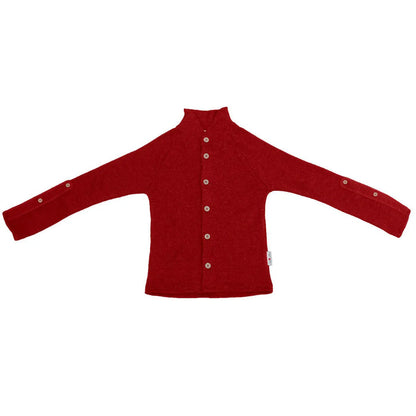 Gilet évolutif avec col en laine mérinos remontant Manymonths