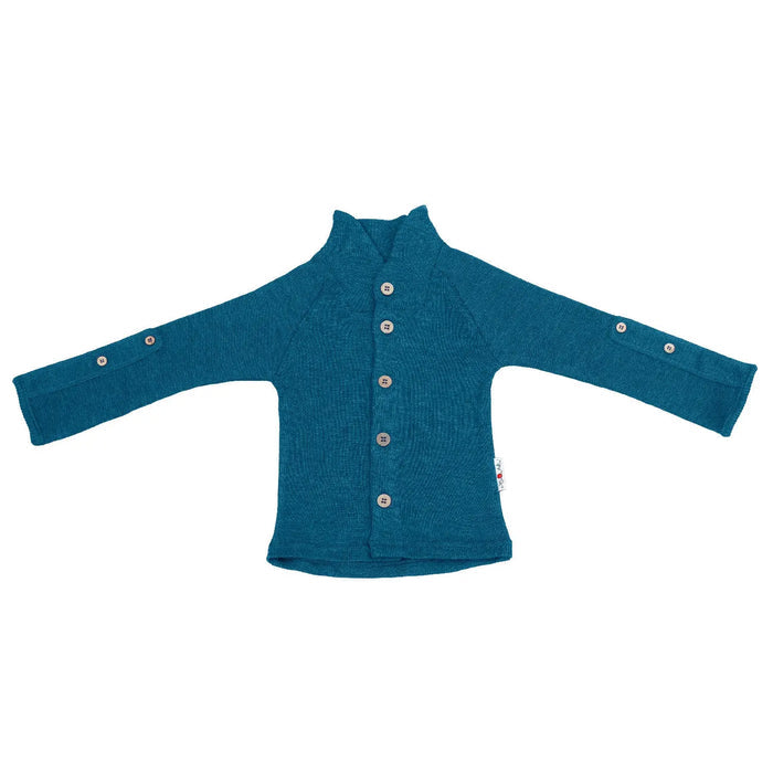 Gilet évolutif avec col en laine mérinos remontant Manymonths - Lilinappy