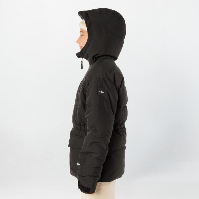 Girl's Cruz Puffer Snow Jacket - Black Out