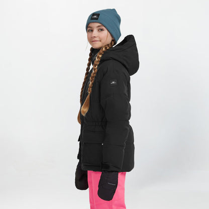 Girl's Cruz Puffer Snow Jacket - Black Out