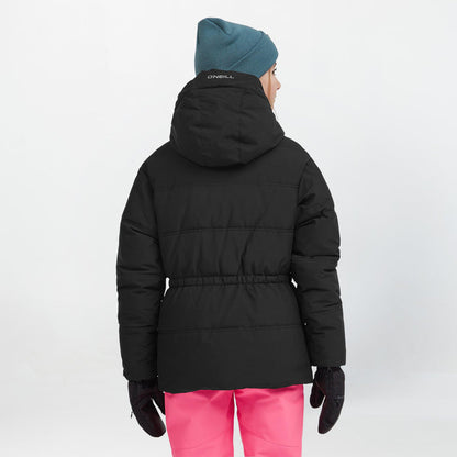 Girl's Cruz Puffer Snow Jacket - Black Out