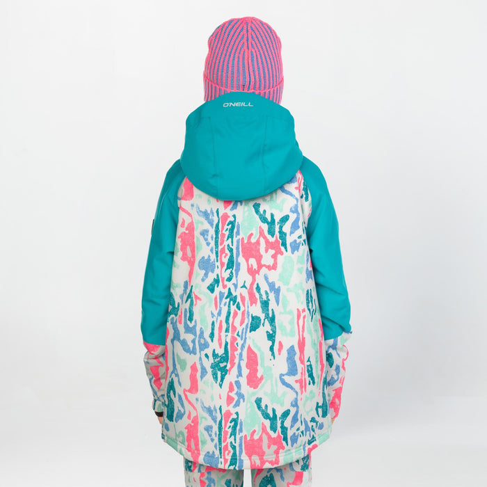 Girl's Play Snow Jacket - White Cluster