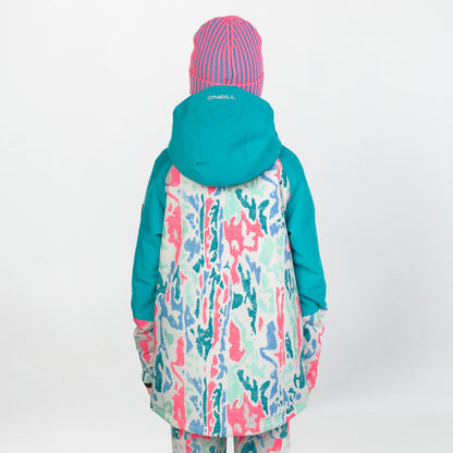 Girl's Play Snow Jacket - White Cluster