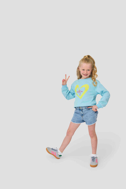Glow Kids Sweater (Sky Blue)