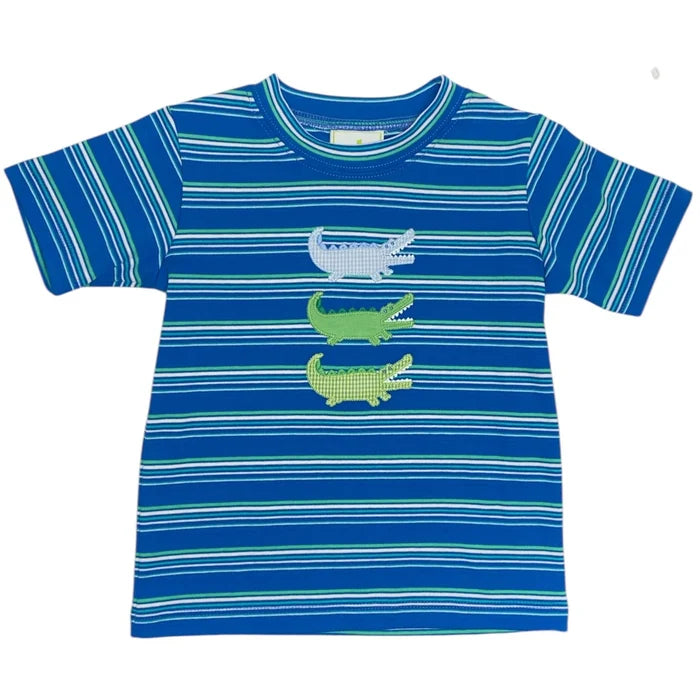 Great Gator Striped Short Set