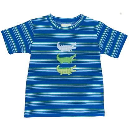 Great Gator Striped Short Set