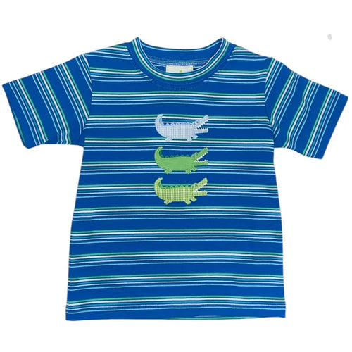Great Gator Striped Short Set