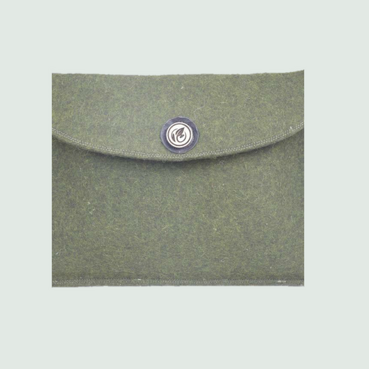 Green Laptop Sleeves/Cover | 100% Organic Wool - Mojopanda Organic  Store