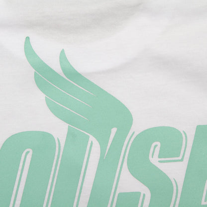 Green Peak House Front Print - Tshirt - White