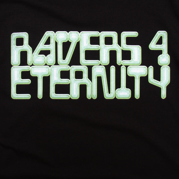 Green Ravers 4 Eternity Back Print - Tshirt - Black