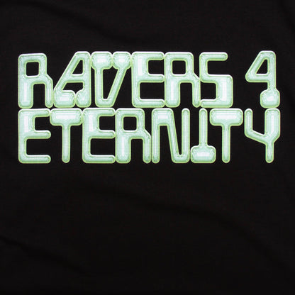 Green Ravers 4 Eternity Back Print - Tshirt - Black