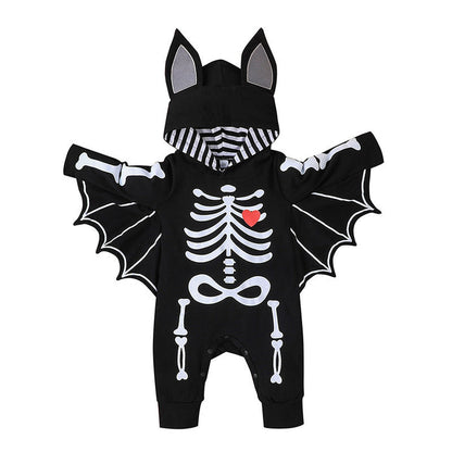 Halloween Bat Baby Romper – Long-sleeve infant romper 70–100 cm
