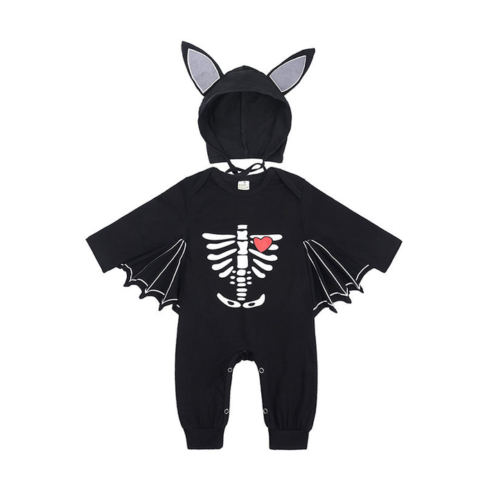 Halloween Bat Baby Romper – Breathable fabric for all-day wear