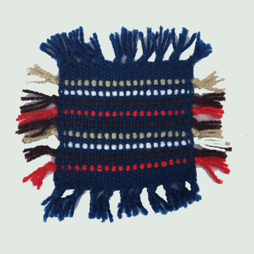 Hand Loom Coaster - Front View