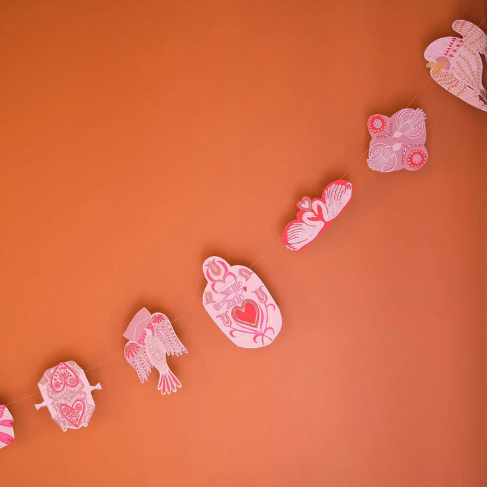 Handmade Garland -  Love Birds