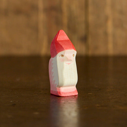 Handmade Wooden Dwarf - Red