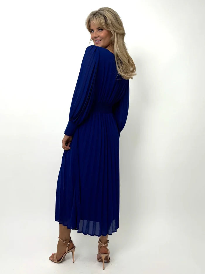Hannah Midi Dress (Blue)