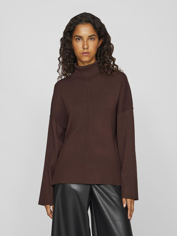 Harper Rollneck Jumper (Coffee Bean)