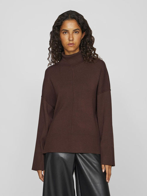 Harper Rollneck Jumper (Coffee Bean)