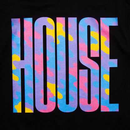 Haze Higher House Back Print - Tank Tshirt - Black