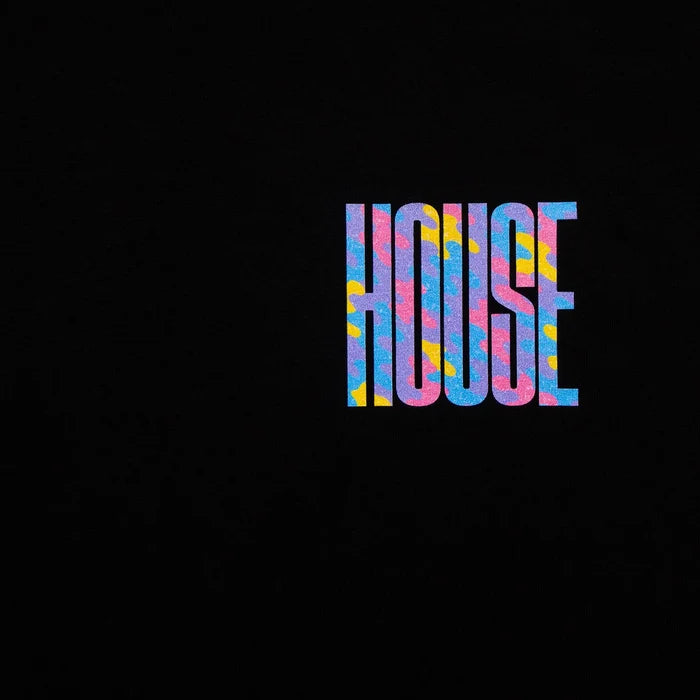Haze Higher House Back Print - Tank Tshirt - Black