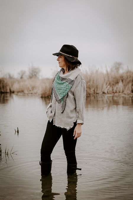Headwaters Shawl By Knitterella-Patterns-Alpaca Direct-Alpaca Direct