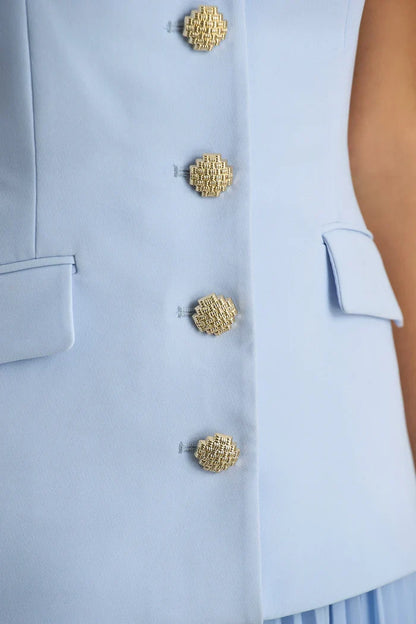 Heavenly Maxi Dress (Powder Blue)