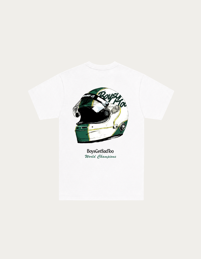HELMET TEE WHITE