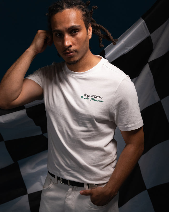 HELMET TEE WHITE