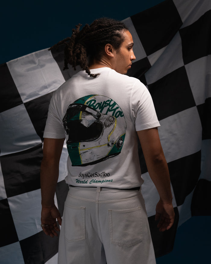 HELMET TEE WHITE