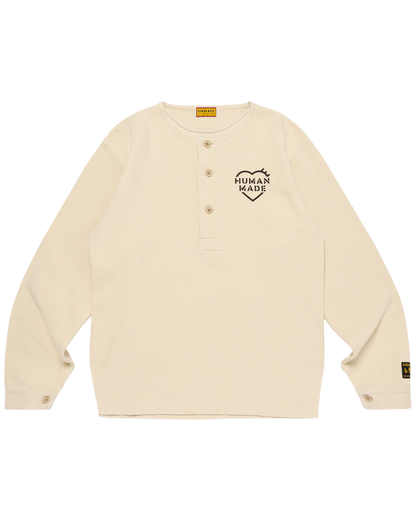 Henley Neck L/S T-Shirt
