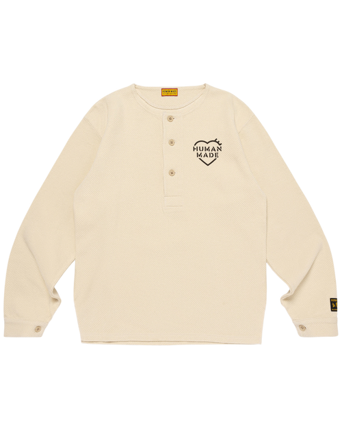 Henley Neck L/S T-Shirt