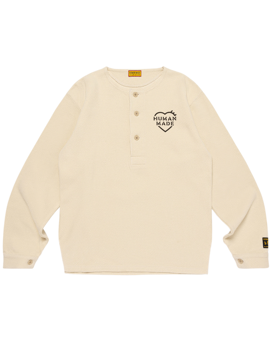 Henley Neck L/S T-Shirt