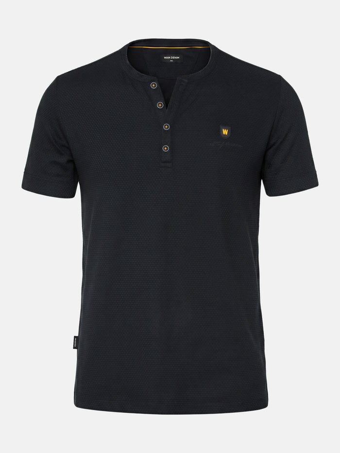 Het Brelon Zwarte T-shirt