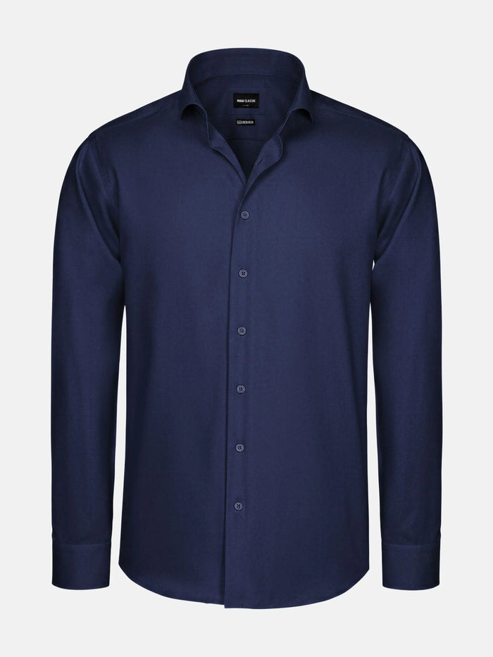 The Burgos Navy Shirt Wam Denim
