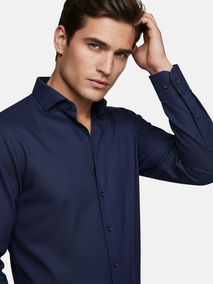 The Burgos Navy Shirt Wam Denim