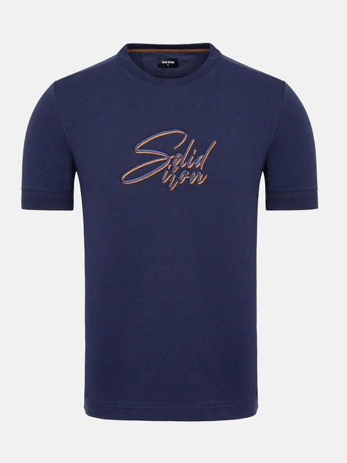 The Devon Navy Tshirt Wam Denim