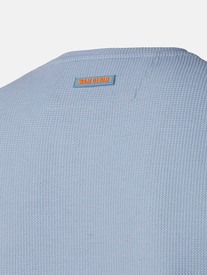 Het Droven blauwe T-shirt